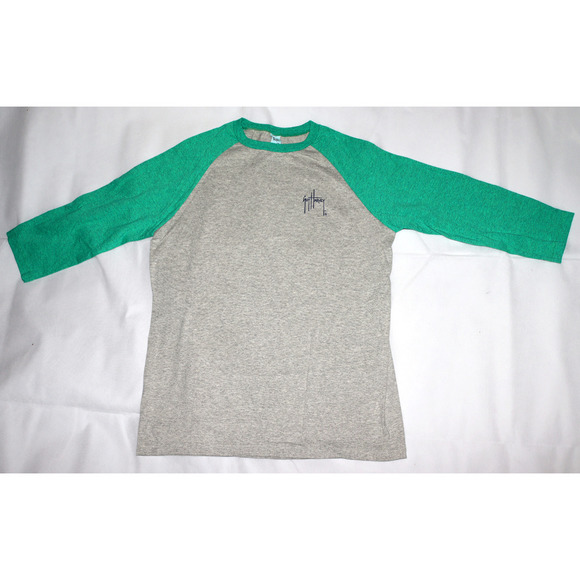 Pacific Guy Harvey Men's Long Sleeve Fishing Graphic T-Shirt Size Medium - Picture 5 of 7